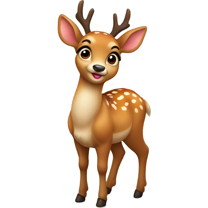 cute deer emoji