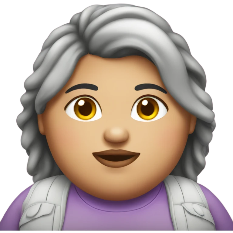 fat girl lesbian emoji