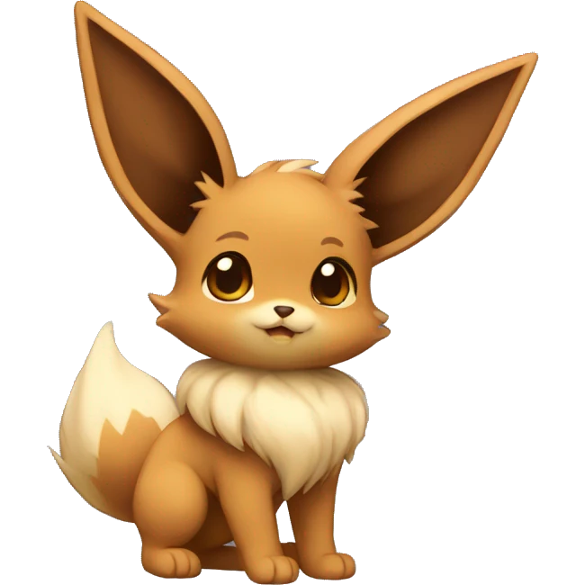 Chibi Eevee full body emoji