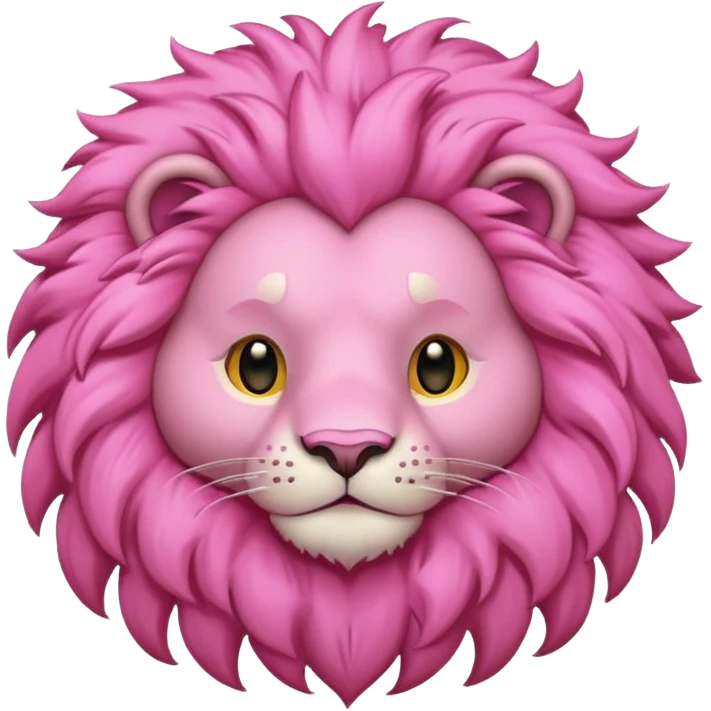pink lion emoji