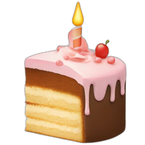 article with cake graph emoji