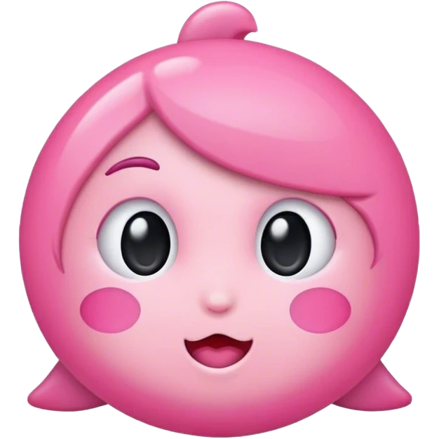 Pink cute emoji