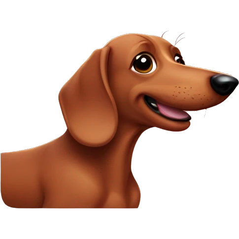 Sausage dog emoji