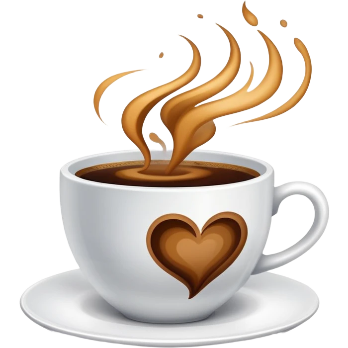 Cup of coffee dancing emoji