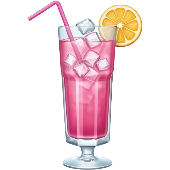 Pink drink emoji