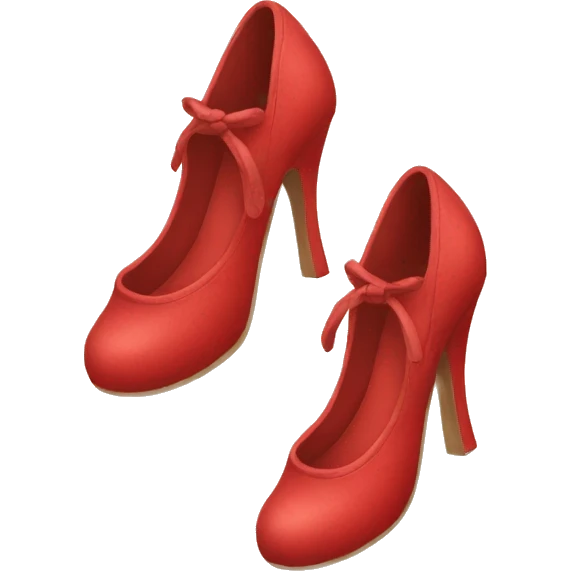 red shoes emoji