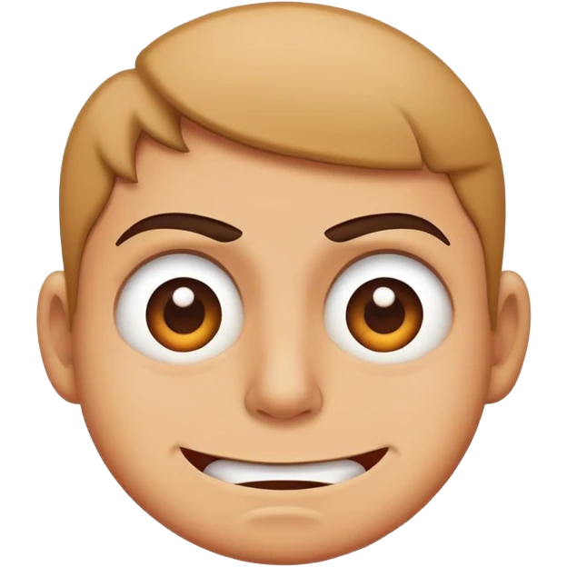 Cara de asco pero tratando de sonreír  emoji