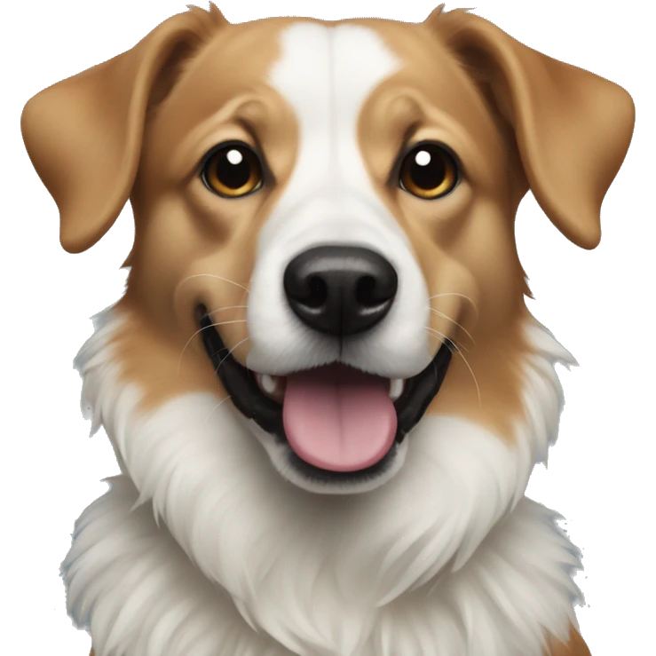 realistic dog portrait close up emoji