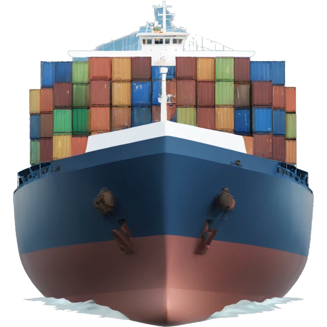 Ship with Cargo Containers emoji