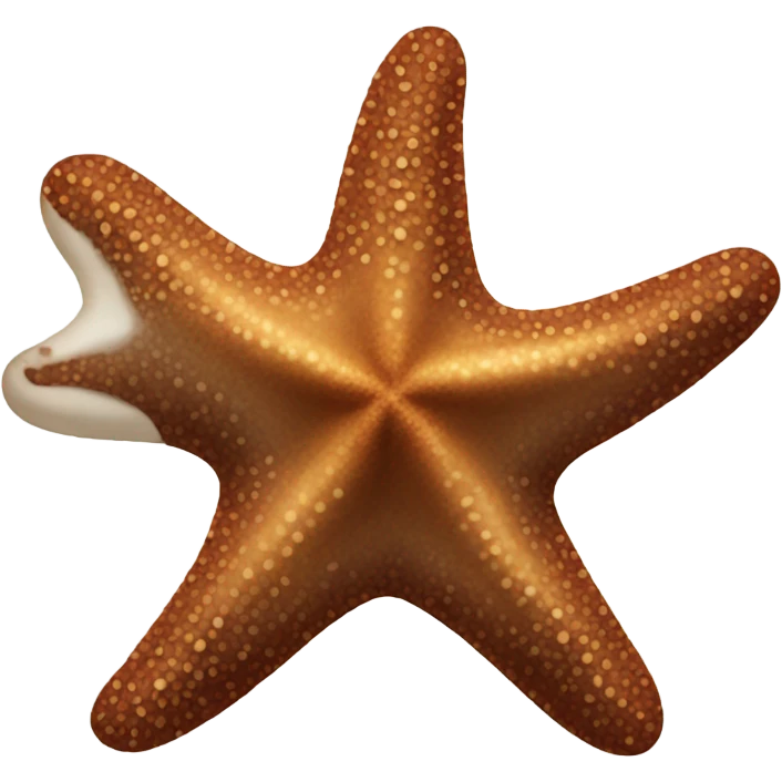 Brown starfish emoji