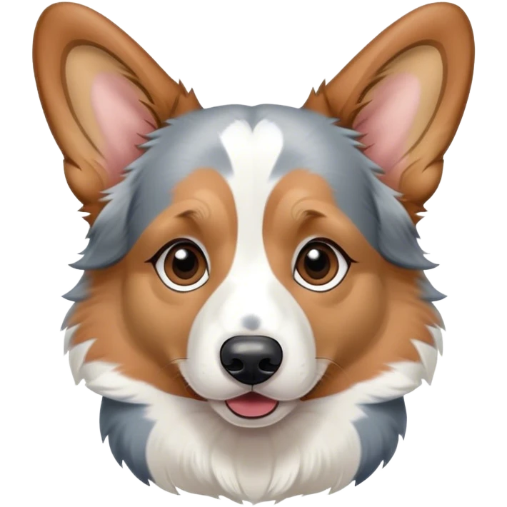 Blue Merle welsh corgi emoji