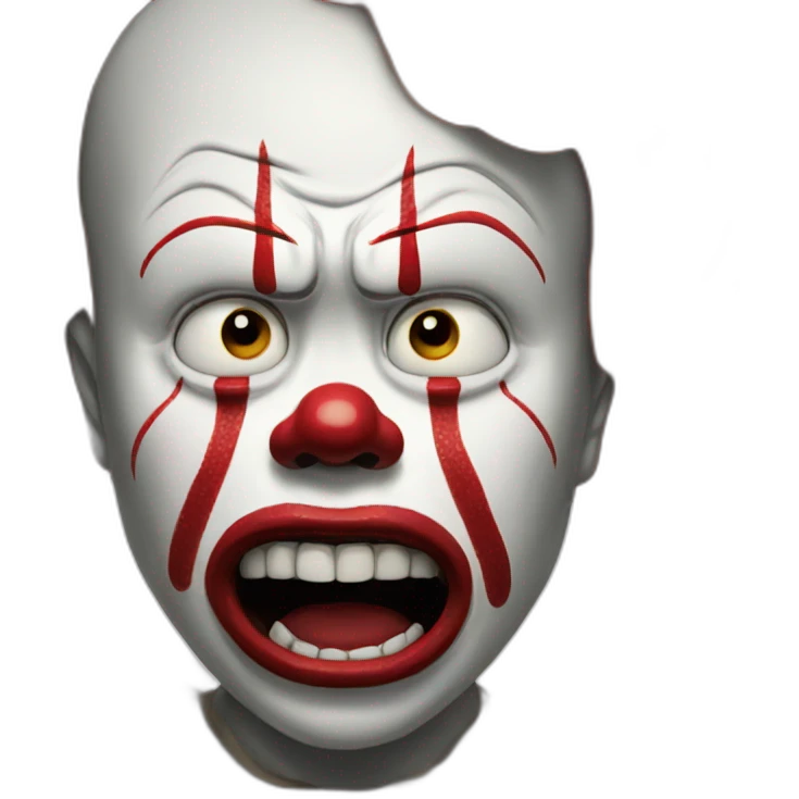 pennywise crying emoji