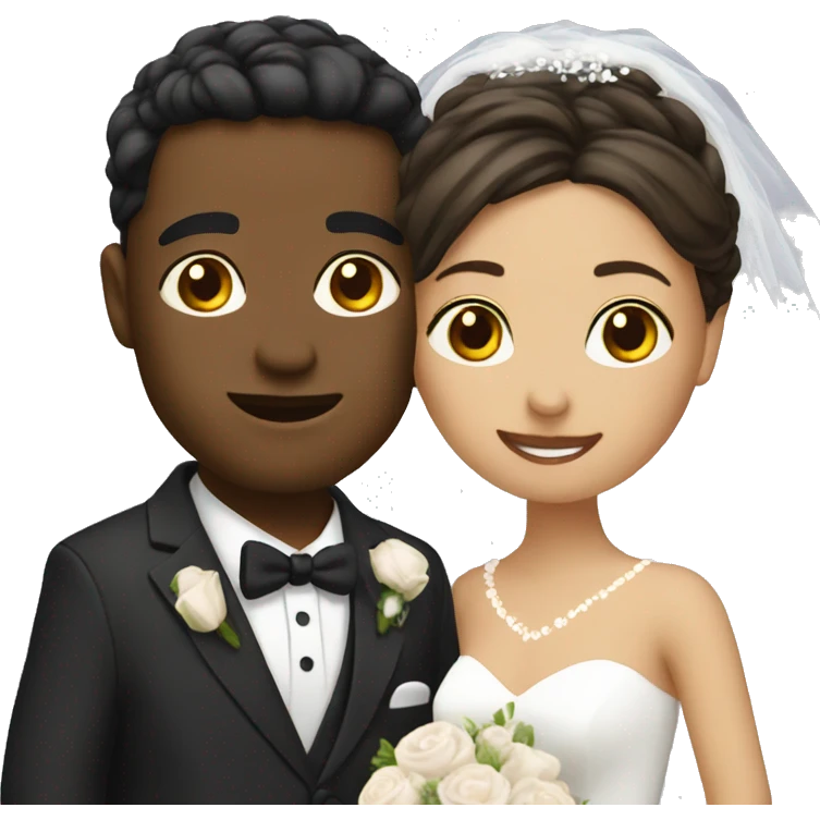 Bride & groom emoji