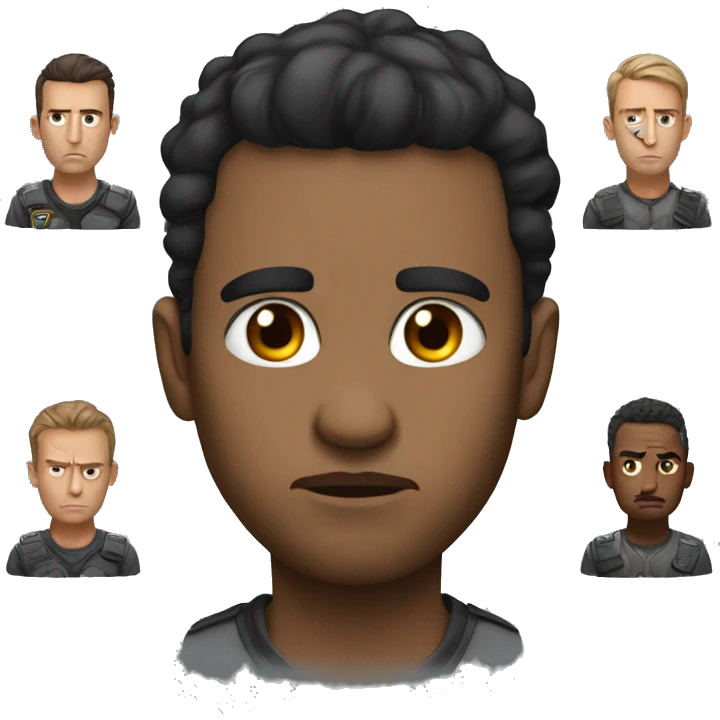 thousand yard stare  emoji