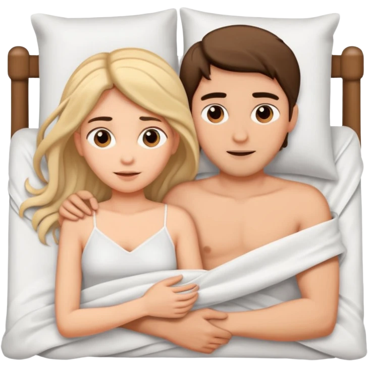 couple fucking in a bed emoji