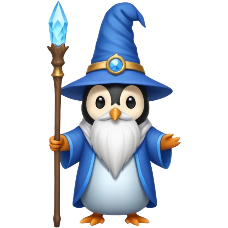 Penguin Wizard emoji