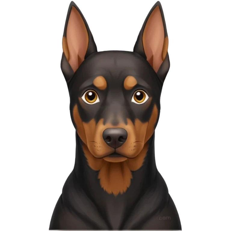Dobermann european uncropped emoji