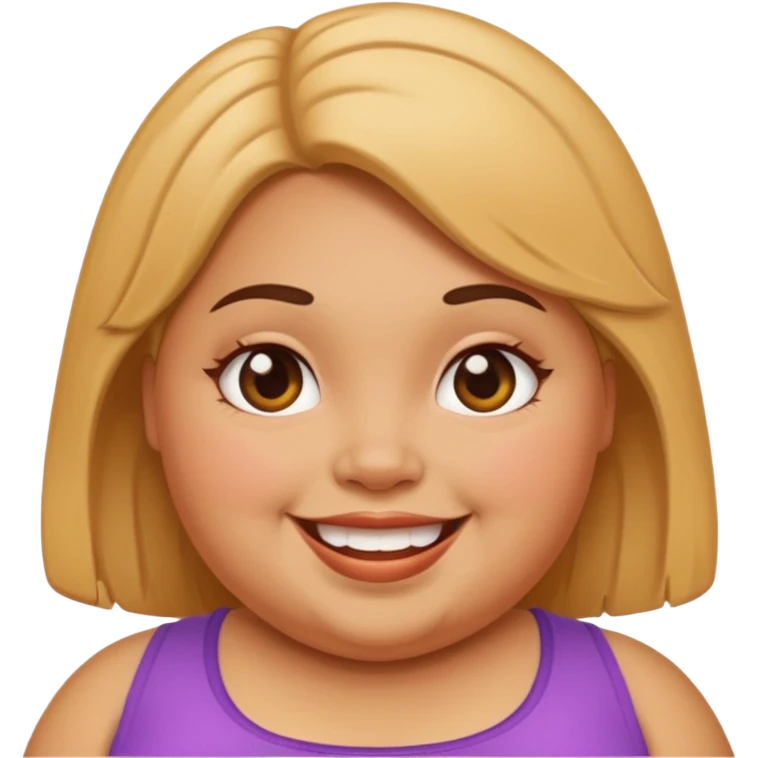 Fat girl emoji