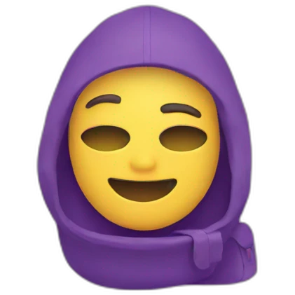 TRAVEL in yellow and violet colors emoji