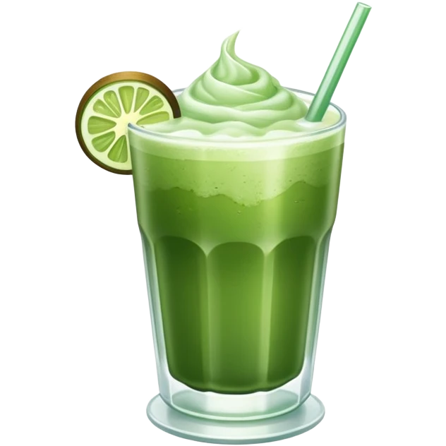 Iced Matcha Drink  emoji