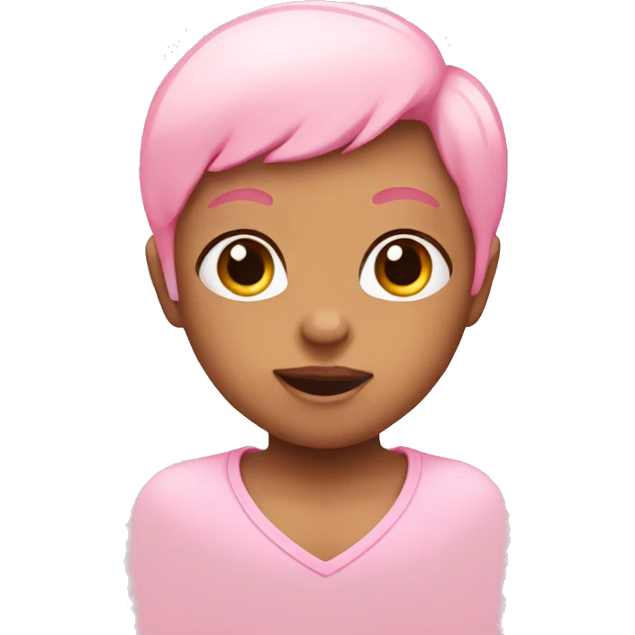 Baby pink heart emoji