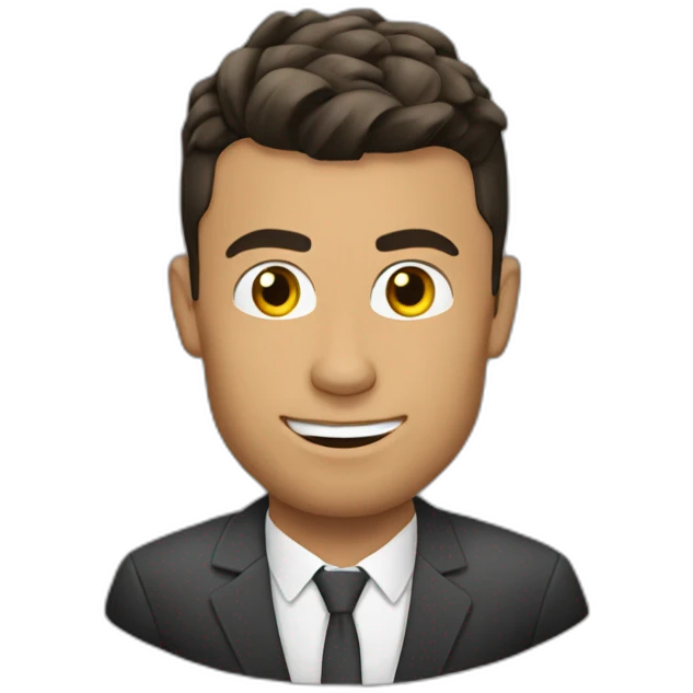  Cristiano Ronaldo doing siuuu emoji