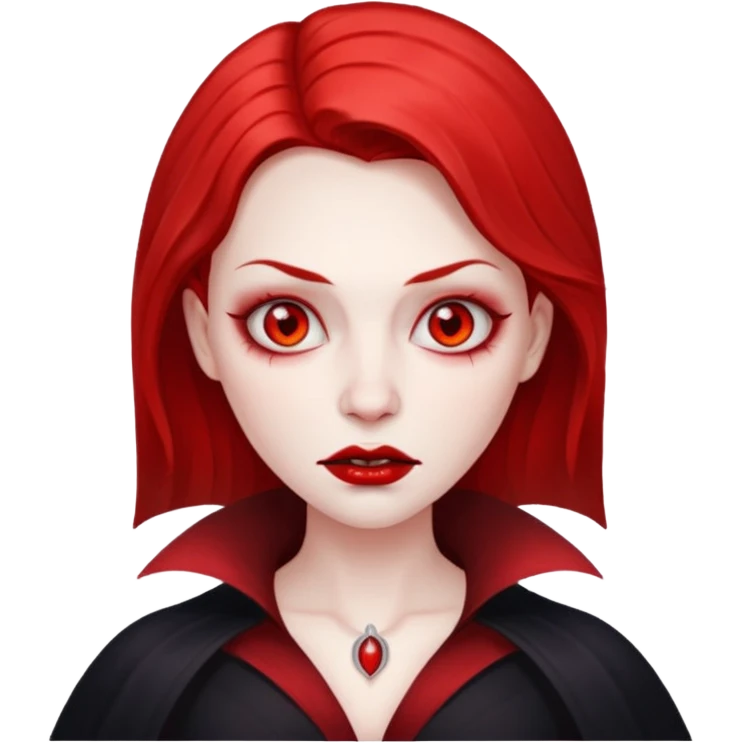 red face women Vampire emoji