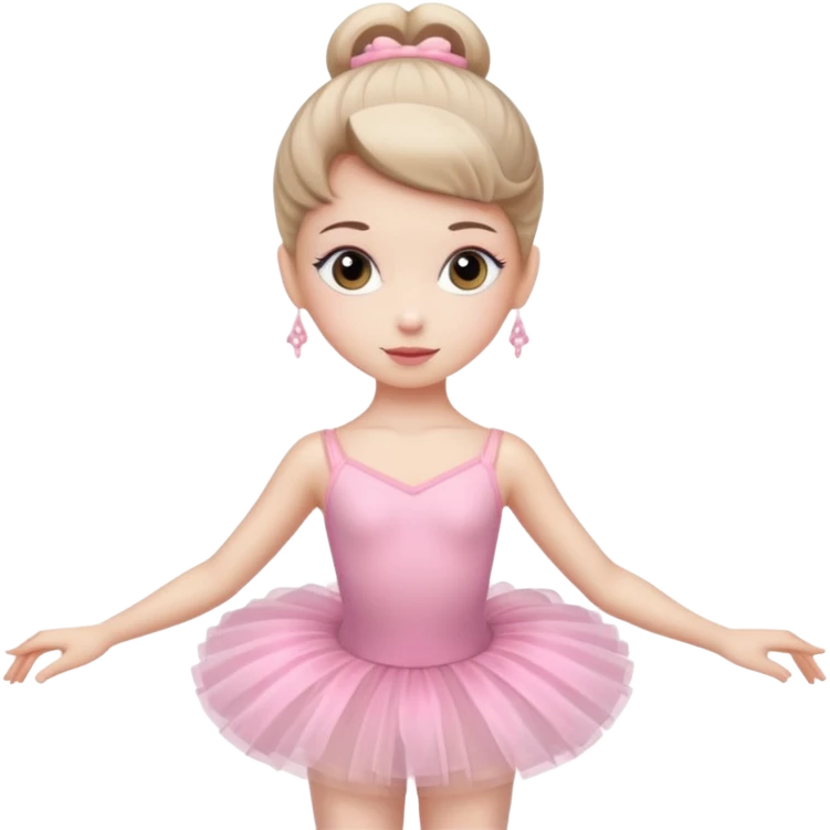 Make a ballerina Nutcracker pink emoji