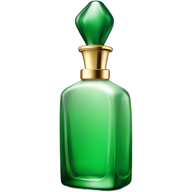 Perfume green bottle  emoji