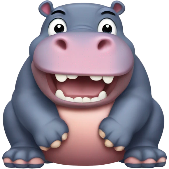 Hungry hungry hippo emoji