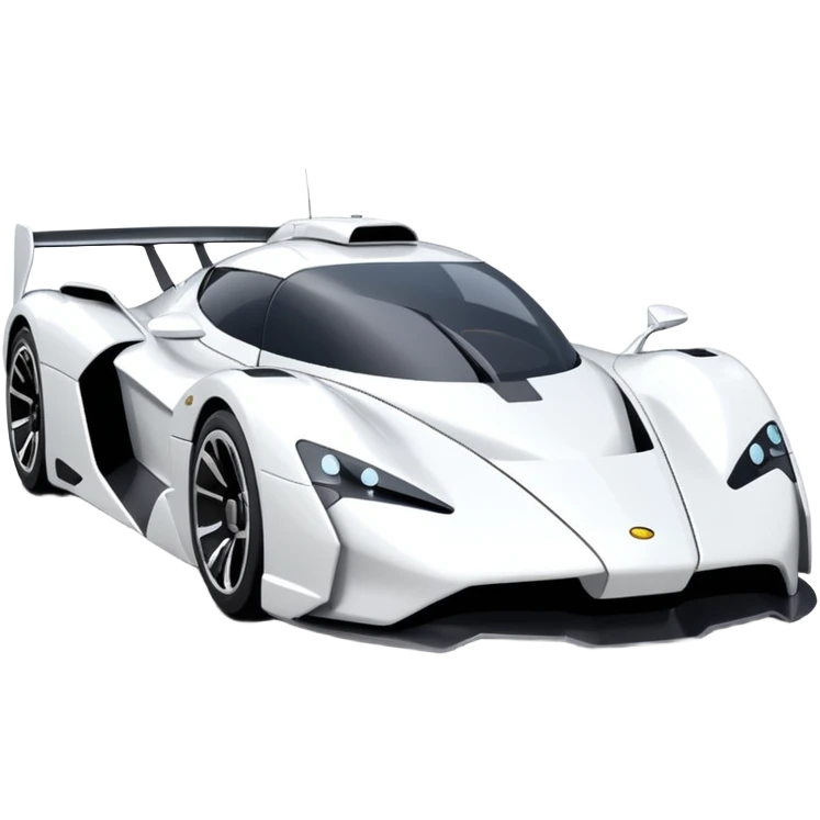 Aerodynamic Princess Leia super hypercar emoji