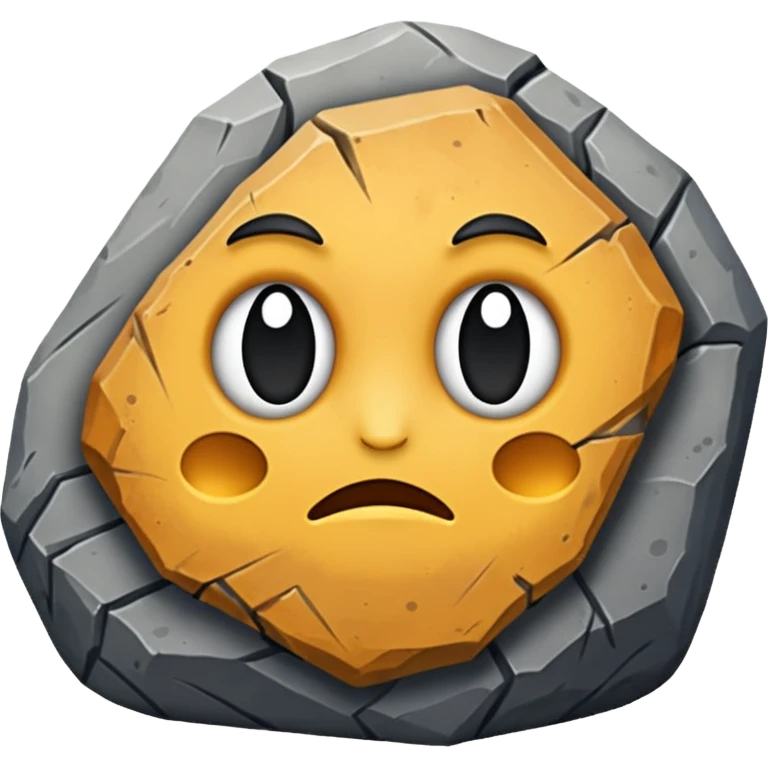 The rock emoji