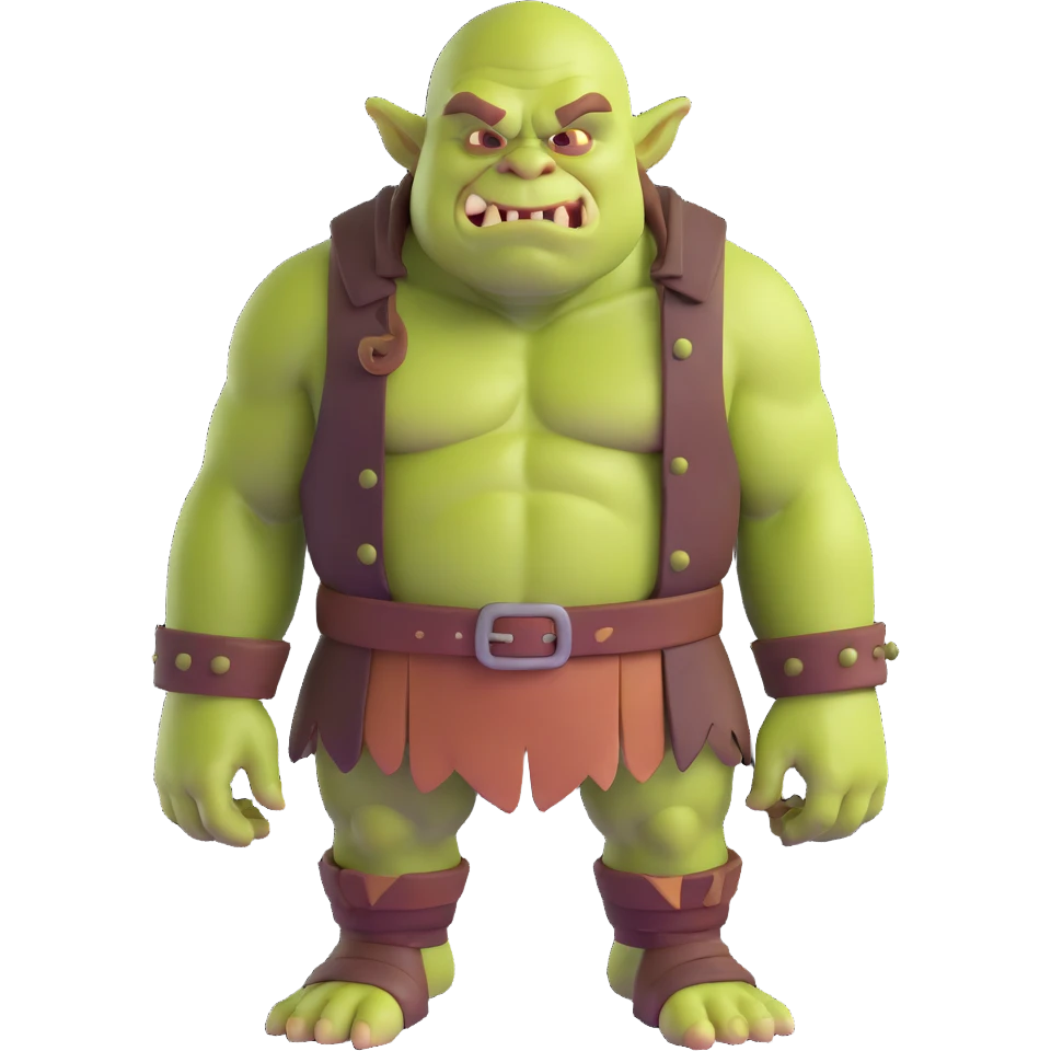 Shrek-inspired character emoji