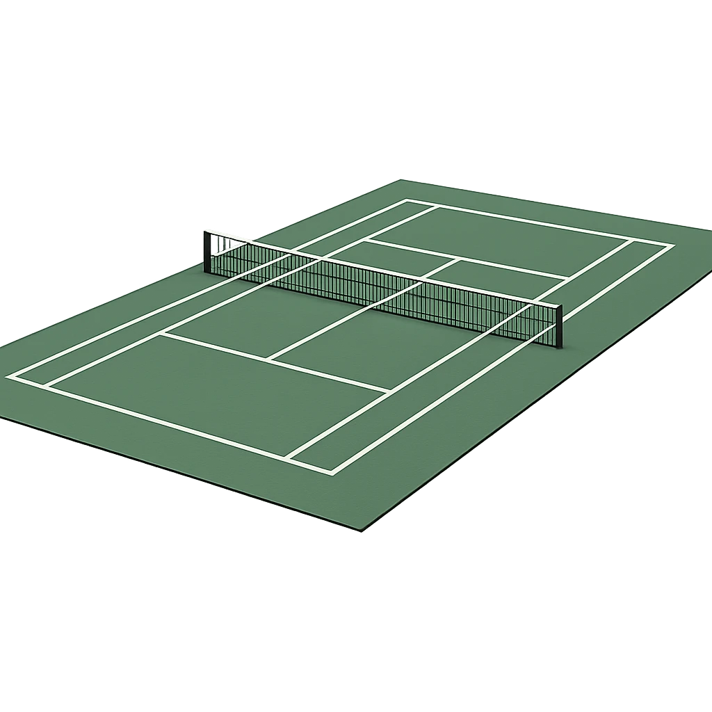 tennis court emoji
