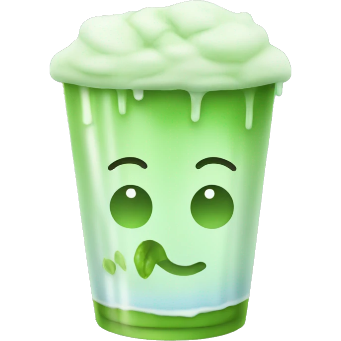 Iced matcha  emoji