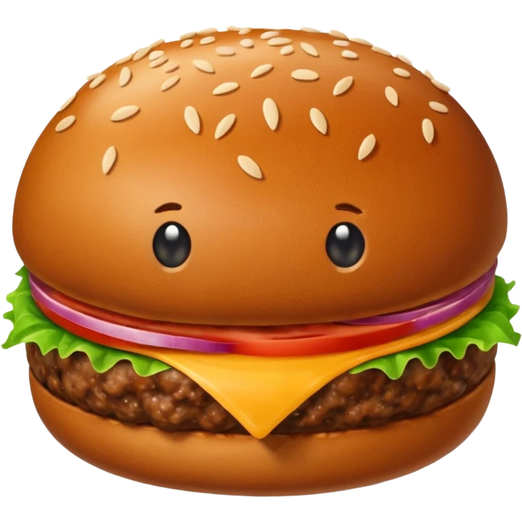 hamburger meatball emoji