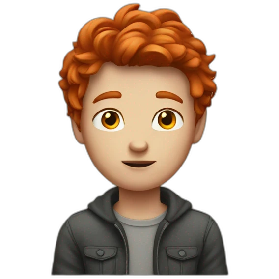 Evilest redheaded boy emoji