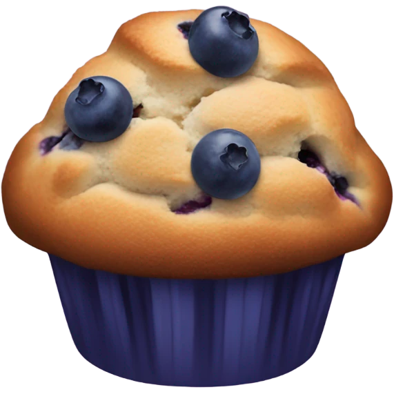 Blueberry muffin  emoji