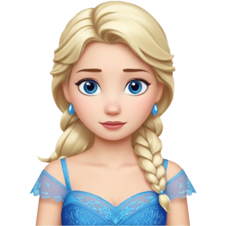 elsa frozen emoji