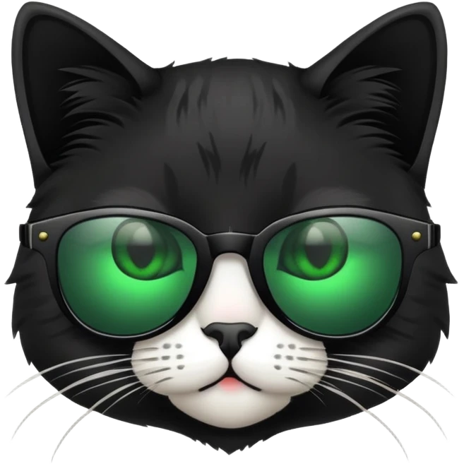 Cat wearing sunglasses emoji