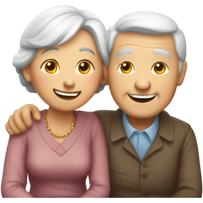 old couple emoji