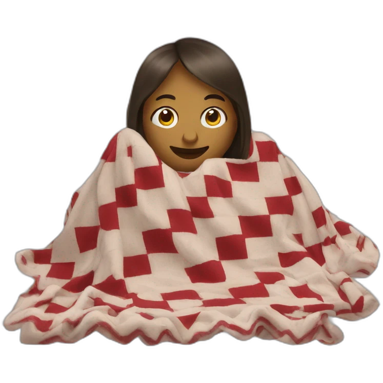 blanket with bbc news emoji