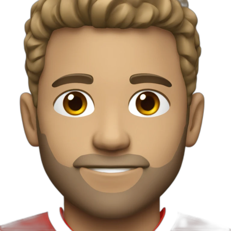 Liverpool white soccer player emoji