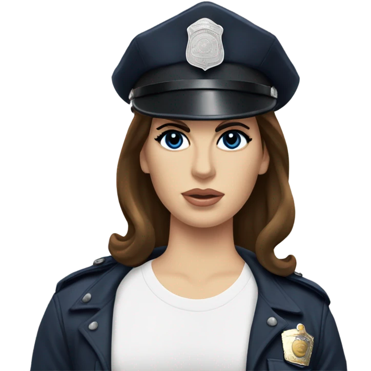 Lana del Rey’s cop ex boyfriend  emoji