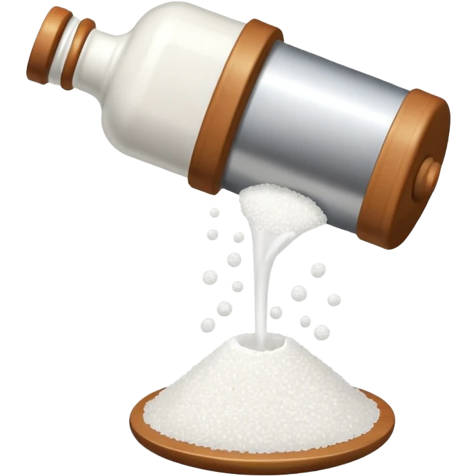 salt shaker pouring salt emoji