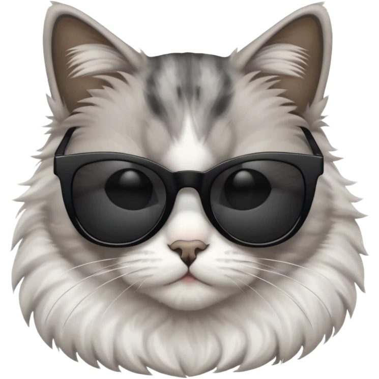 Cat wearing sunglasses emoji