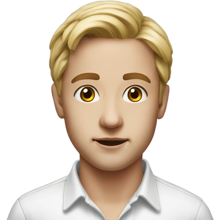 Hyperrealistic photorealistic human face emoji