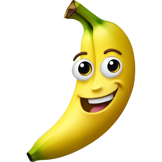 happy banana emoji
