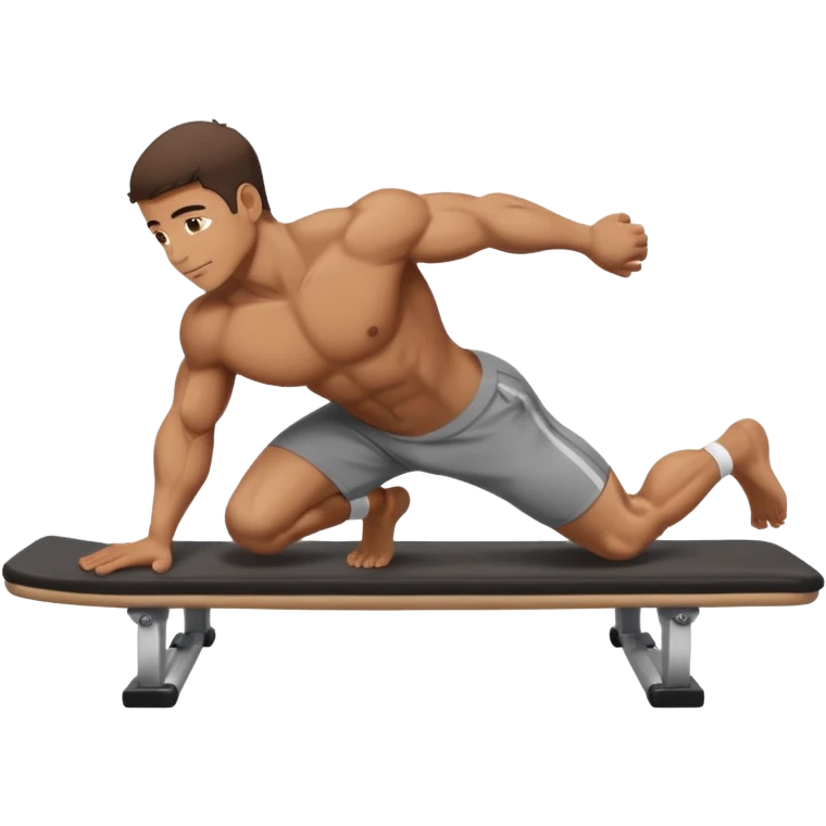A person who make a planche in calisthenics emoji