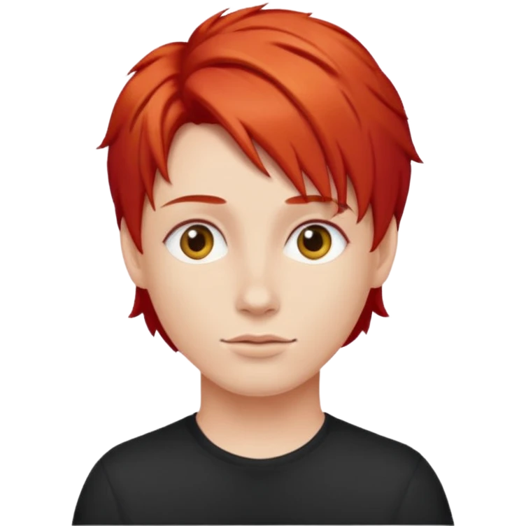 Make one wi/ red hair emoji